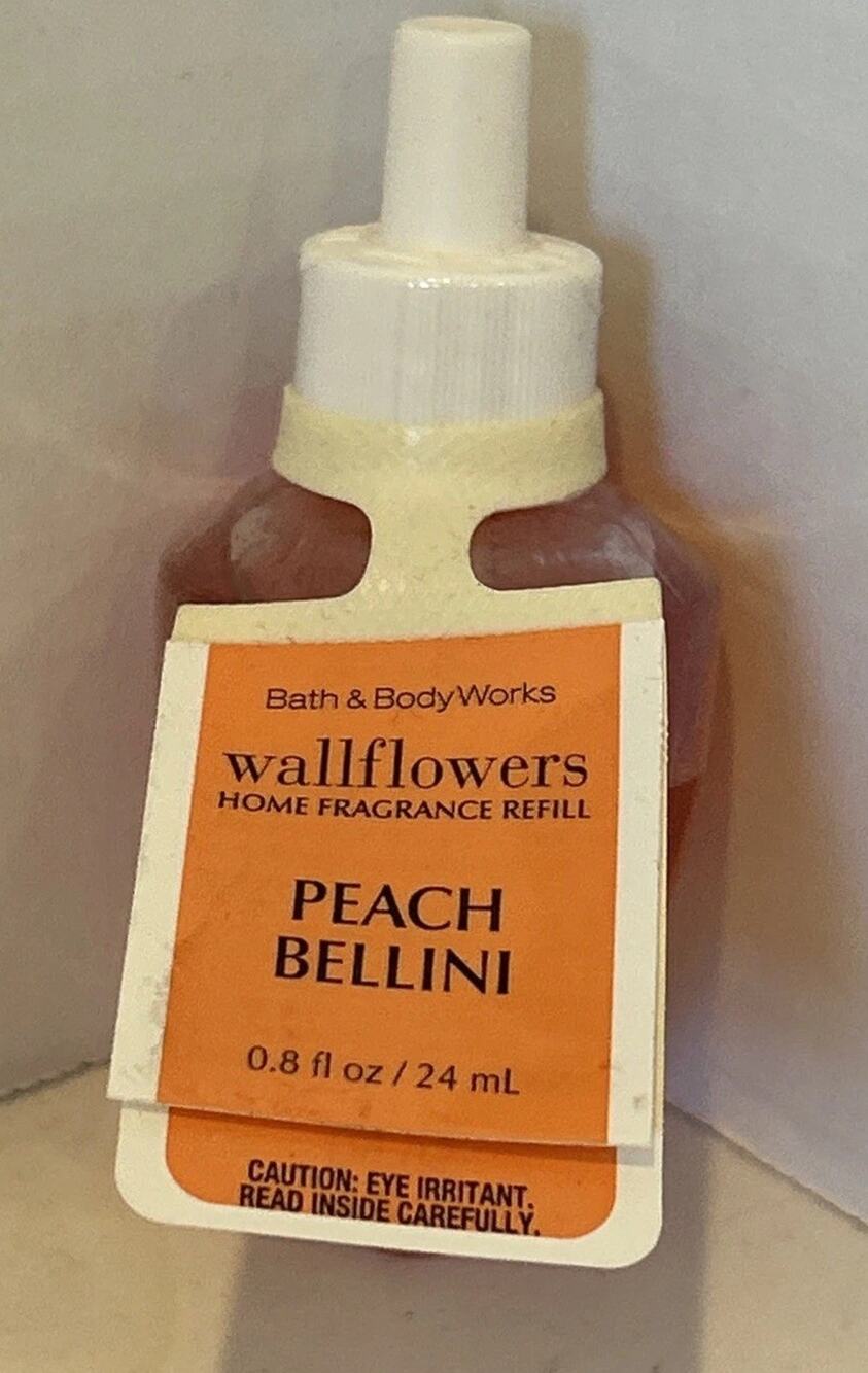 Bath & Body Works PEACH BELLINI Wallflowers Home Fragrance Refill Retired RARE